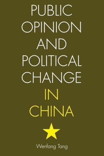 Public Opinion and Political Change in China 9780804752206, Verzenden, Zo goed als nieuw, Wenfang Tang