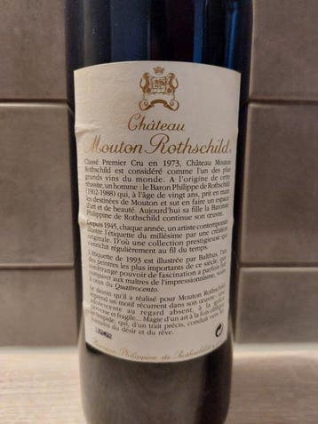 1993 Chateau Mouton Rothschild - Bordeaux, Pauillac 1er, Verzamelen, Wijnen, Nieuw