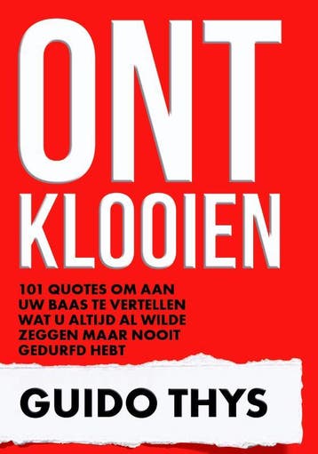 Ontklooien 9789082028294 Guido Thys, Verzenden, Guido Thys