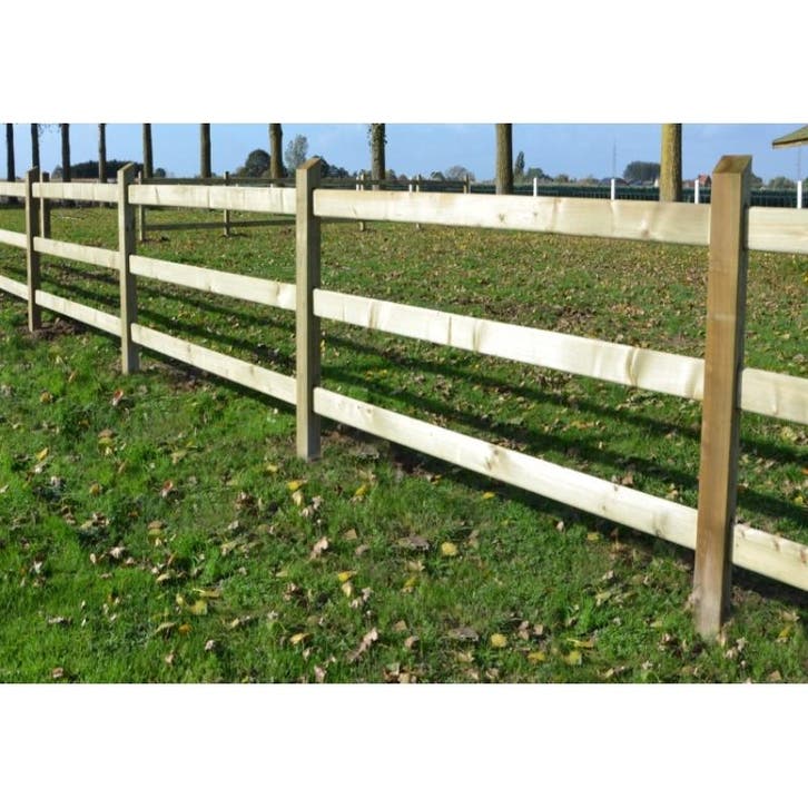 Westminster 3m ligger in hout - weideafsluiting geschaafde, Animaux & Accessoires, Box & Pâturages