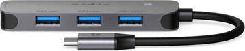 USB Hub met voeding - usb c hub - USB 3.2 Gen 1 - Grijs - Ne, Computers en Software, Verzenden, Nieuw