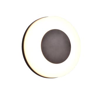 Trio MORENA wandlamp | LED | mat zwart | Ø 25 cm | IP54 | 1x, Verzenden, Nieuw