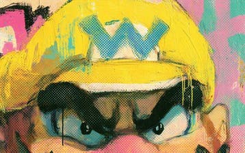 EGO - WARIO RAGE - 1/1 SIGNÉE COA - 40x60 cm, Nieuw