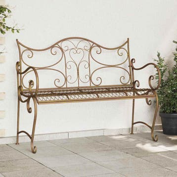 vidaXL Tuinbank 2-Aantal zitplaatsen 114 x 56,5 x 90 cm, Tuin en Terras, Verzenden, Nieuw