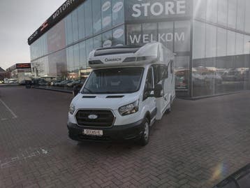 Chausson First Line 788 weinig km en hef- en queensbed 87828, Ford, Chausson, Half-integraal, Cassettetoilet