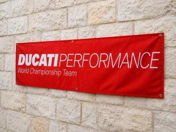 Bannière - DUCATI PERFORMANCE. - Italie, Nieuw