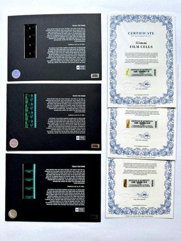 Studio Ghibli – Rare Set of 3 Mounted 35mm Film Cells –