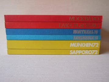 6 x Bildband Olympische Spiele 1972, 1976 & 1980 -