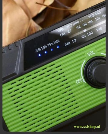 Noodradio nood pakket radio accu powerbank solar 4000mah *GR, Verzenden, Nieuw