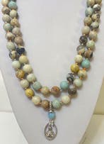 Themacollectie - Natuurlijke amazoniet (12 mm), Zeer