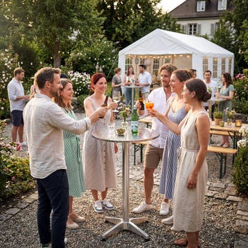 Aluminium bistrotafel Frederic Ø 60 cm, Tuin en Terras, Verzenden, Nieuw