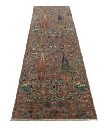 Designer tapijt - Lebensbaum - Meesterwerk - Loper - 293 cm, Huis en Inrichting, Nieuw