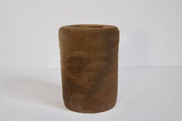 Bizen Hangende Bloemvaas — Met Tomobako & Shiori — Levend