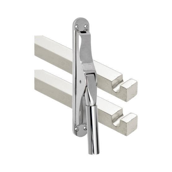 Pomp-espagnolet Frankfurt glans nikkel inclusief 2 stangen, Doe-het-zelf en Bouw, Deuren en Vliegenramen, Nieuw