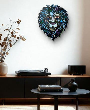 Krzysztof Gudanski - Lion - Animal Flow, Relief