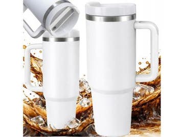 Veiling - Grote thermische mok 1.2l wit, Huis en Inrichting, Keuken | Servies, Nieuw