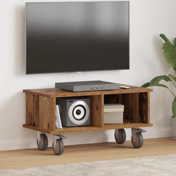 vidaXL TV Stand 68,5 x 35 x 35 cm Oudhout Bewerkt hout, Verzenden, Nieuw