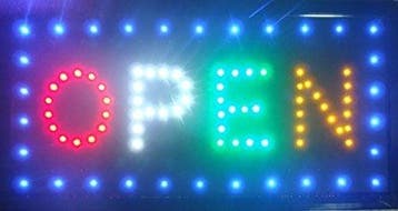 OPEN LED bord lamp verlichting lichtbak reclamebord #C16, Verzenden, Nieuw