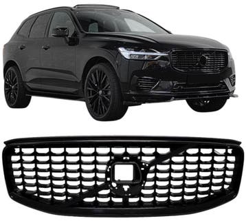 Grill | geschikt voor Volvo XC60 | 2018-2021 | R-design look, Verzenden