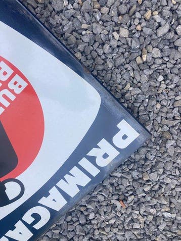 Dubbelzijdig Zwitsers ontwerp emaillebord, uit de jaren