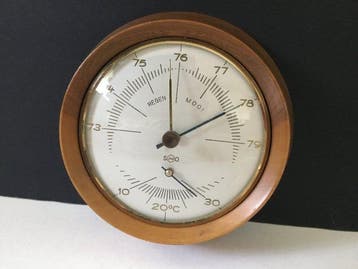 Sundo- luxe uitvoering - thermometer en Barometer -, Antiek en Kunst, Curiosa en Brocante
