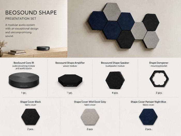 Bang & Olufsen Bang & Olufsen - BeoSound SHAPE Premium Audio, TV, Hi-fi & Vidéo, Chaîne Hi-fi