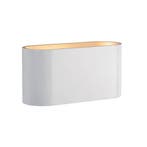 Spectrum - Wandlamp wit goud ovaal G9, Verzenden, Nieuw, Metaal, Trendy verlichting