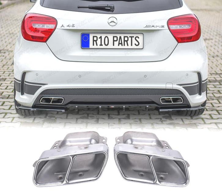 EMBOUTS DÉCHAPPEMENT MERCEDES CLASSE A W176 CLA W117 GLA X1, Auto-onderdelen, Uitlaatsystemen, Verzenden