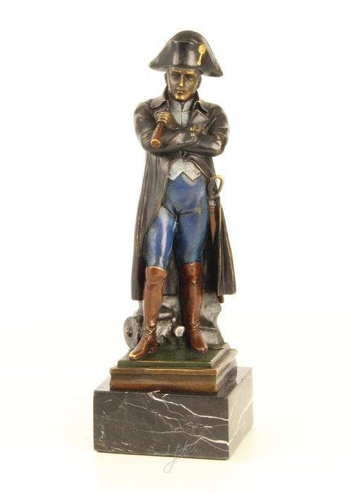 Figuur - Napoleon – Bronze Skulptur - Brons, Marmer, Antiquités & Art, Curiosités & Brocante
