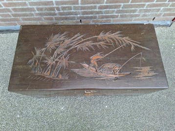 Kist - Hout - Antieke Kamferkist