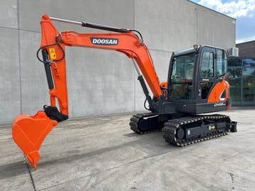 Veiling: Midigraafmachine Doosan DX55-9C Diesel 2019, Ophalen