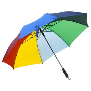vidaXL Paraplu automatisch inklapbaar 124 cm meerkleurig, Verzenden