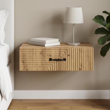 vidaXL Wandgemonteerde Zijtafel 59 x 34,5 x 17 cm Bewerkt, Verzenden