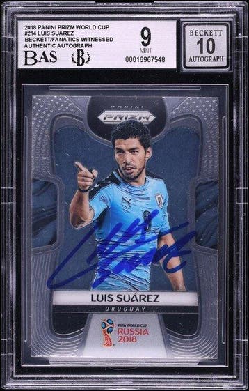 2018 Panini Prizm World cup - Russia - #214 Luis Suarez, Nieuw