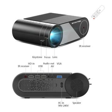 K9 Mini LED Projector met Multiscreen Ondersteuning -, Verzenden, Nieuw