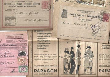 Finland 1878/1948 - 37 brieven, postwissels,, Gestempeld