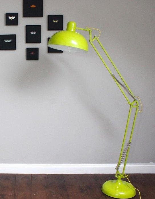 Staande lamp - Staal - 180 cm, Antiek en Kunst, Antiek | Wandborden en Tegels