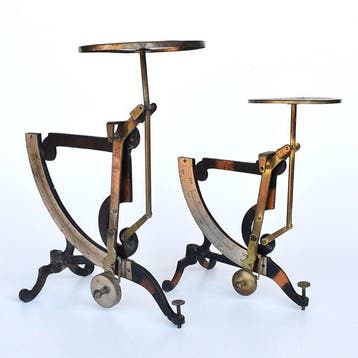 2 stuks Jakob Maul - Weegschaal - IJzer - Art Nouveau