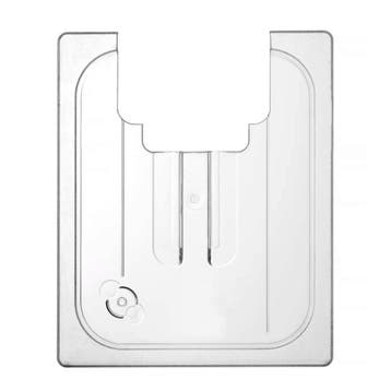 GN-Deksel | Polycarbonaat | 1/2 GN | Sous-Vide-Uitsparing, Verzenden, Nieuw in verpakking