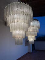 Lampe à suspendre (2) - Paire de lustres vintage années 70,