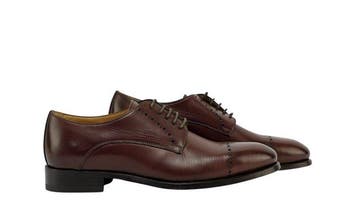 TESTONI - 8 UK - 42 IT - Positano Derby Shoes Antique Calf