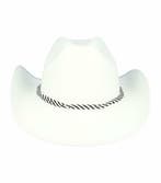 Cowboyhoed - Western Hoed - Vilt Look - Koord - One Size -, Nieuw