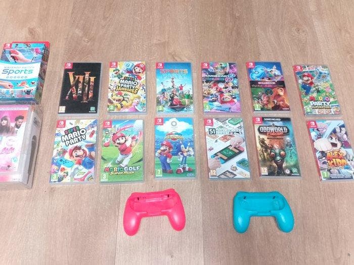 Nintendo - Switch - Pack Nintendo Switch complet : 14 jeux,, Games en Spelcomputers, Spelcomputers | Overige Accessoires