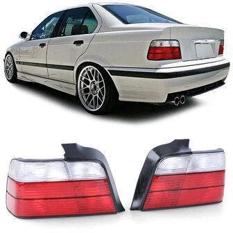 Rood Wit Achter Lichten BMW 3 Serie E36 Sedan B5949, Nieuw, BMW