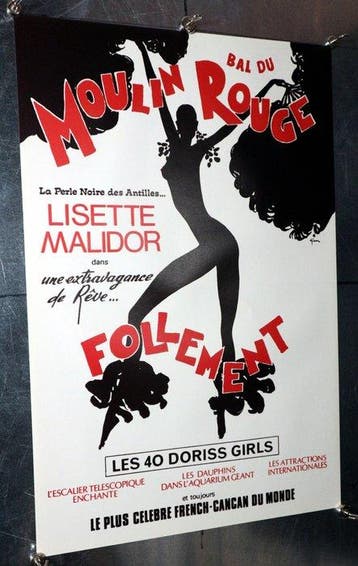 René Gruau - Bal du Moulin Rouge - RENÉ GRUAU, Follement,