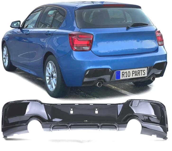 DIFFUSEUR BMW F20 F21 11-15 LOOK M PERFORMANCE NOIR BRILLANT, Auto-onderdelen, Carrosserie, Verzenden