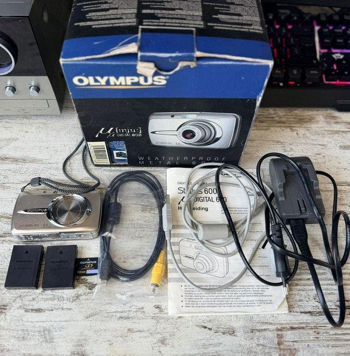 Olympus mju DIGITAL 600 Digitale camera, Audio, Tv en Foto, Fotocamera's Digitaal