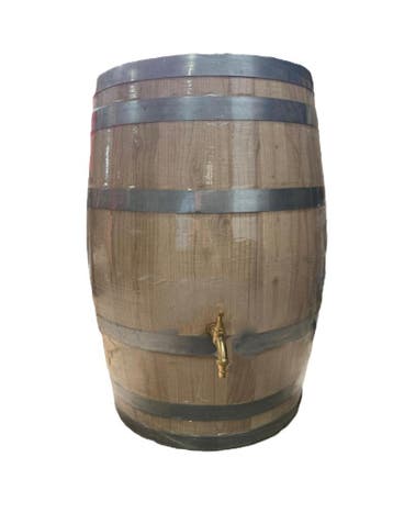 VADERDAGACTIE! Kastanjehouten regenton met tapkraan, Tuin en Terras, Met kraantje, Ophalen of Verzenden, Hout, Nieuw