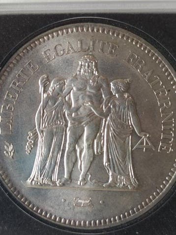 France. 50 Francs 1976 Hercule (Sans prix de réserve)