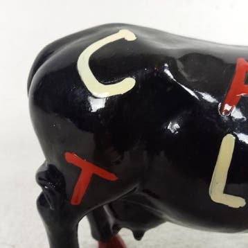 CowParade - Pascal Knapp - Beeld, Cattle - 11 cm - Resin -